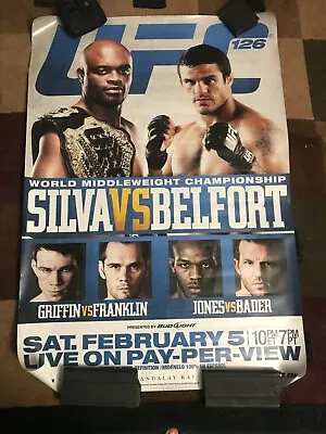 UFC 126 Poster Anderson Vitor Belfort • $175