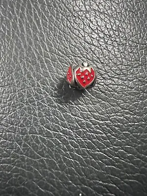 Authentic Pandora Sterling Silver Retired Strawberry Charm - FREE SHIPPING • £25