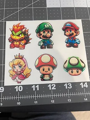 Mario Vinyl Decal Sticker Laptop Car Truck Suv Window Nintendo Video Game • $2.99