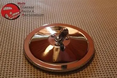 Chevy Dodge Ford Pickup Truck Round Chrome Outside Outer Mirror Head Hot Rat Rod • $36.92