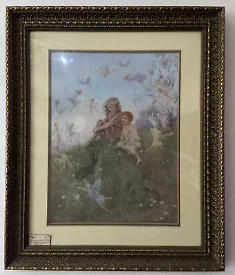 £170 • Buy VTG M. W Tarrant DO YOU BELIEVE IN FAIRIES Peter Pan Print Framed  23.5 X 19.5”
