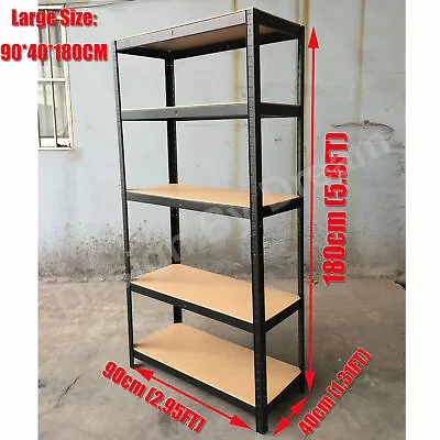 Adjustable Storage Garage Shelves Rack 5 Level Heavy Duty Steel Metal Shelf Unit • $57.60