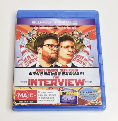 $8.50 • Buy The Interview (Blu-ray, 2014) James Franco, Seth Rogen - VGC