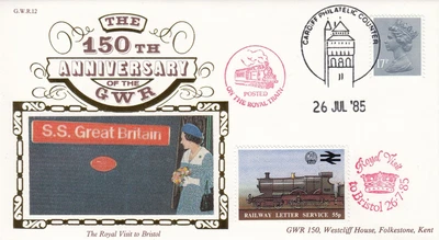 £5.99 • Buy 26 July 1985 Gwr 150 Royal Visit To Bristol  Benham Gwr 12 Carried Cover Bristol
