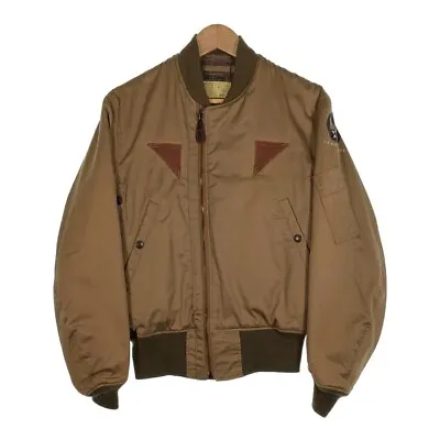 Buzz Rickson's B-15A Mod Cotton Flight Jacket Modified Olive M13769 Size 38 Used • $386.99