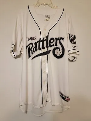 2003 Wisconsin Timber Rattlers Minor League Baseball Game Used Home Jersey #37 • $150