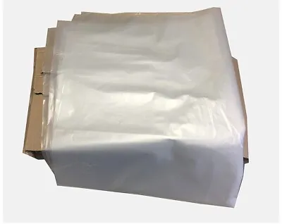 35  X 70  HEAVY DUTY EXTRA LARGE CLEAR PLASTIC POLYTHENE RUBBLE BAGS • £147.99