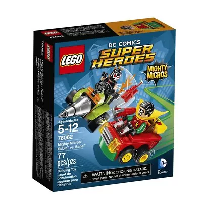 Lego DC Super Heroes 76062 Mighty Micros:ROBIN Vs BANE Comics NISB • $56.99