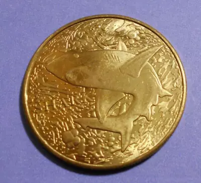 Ripley's Aquarium Collectors Token Myrtle Beach SC USA Coin Shark Medallion • £2.41