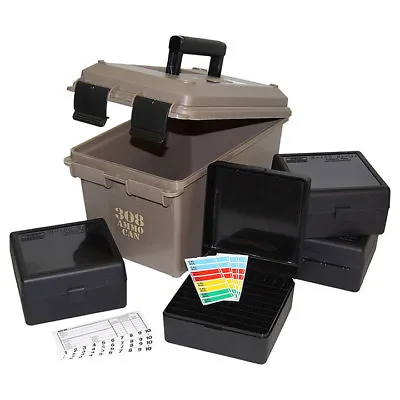 MTM ACC308 308 Ammo Can For 400 Rd. Includes 4 Each Rm-100's Dark Earth • $44.38