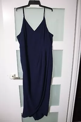 New With Tag - Showpo Navy Lucky Day Maxi Dress Size 18. • $19.50