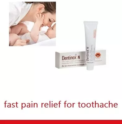 Dentinox Gel 10g Teething 08.2026 Fast Pain Relief  Teeth Baby Fast UK Delivery • £13.50