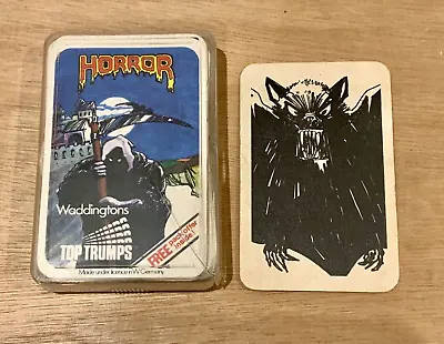 Horror Top Trumps: Devil Priest 70-80s 32 Card Game Rare - Vintage Waddingtons • £75