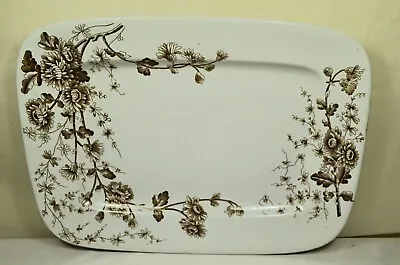Antique Spring W.H. Grindley & Co. Tunstall Ironstone Transferware Platter • $49.99
