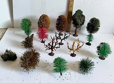 N/HO/0/Standard Scale Pine Trees Autumn Trees For Train Layout Diorama Landscape • $9