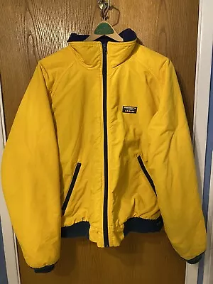 LL Bean 1980’s Vintage Warm Up Ski Jacket Extra Large Men’s Yellow • $70