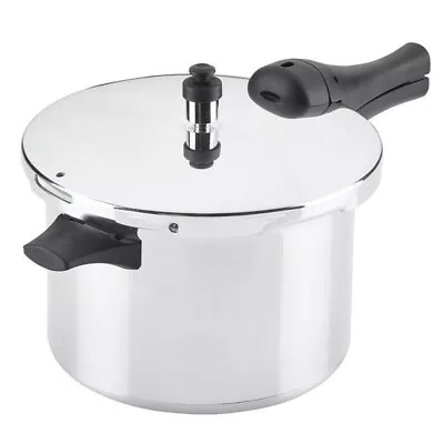 6 Qt Pressure Canner Aluminum Stovetop Pressure Cooker Instant Fast Cooking Pot • $28.45