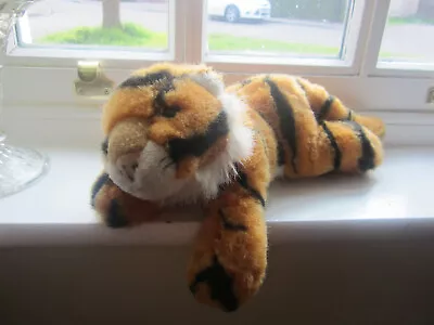 Keel Toys Tiger Soft Plush Toy  14  Lying Down • £5.75