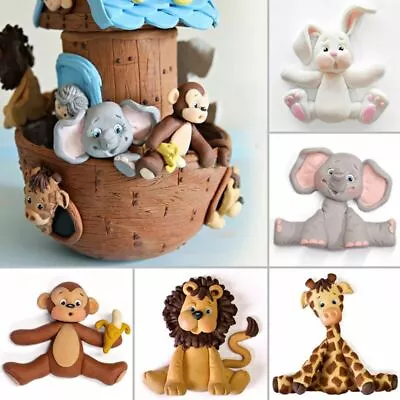 Animals Silicone Mold Fondant Cake Decorating Tools Chocolate Gum Paste Decors • $23.13