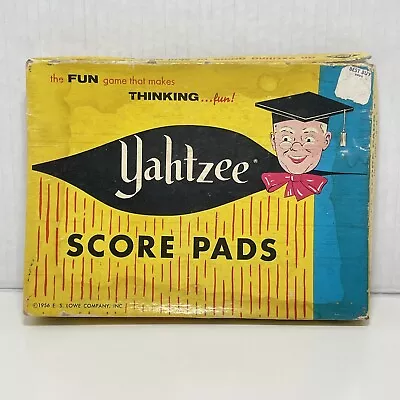 Lowe Yahtzee Score Pads (Vintage 1956) - E. S. Lowe Company • $4.99