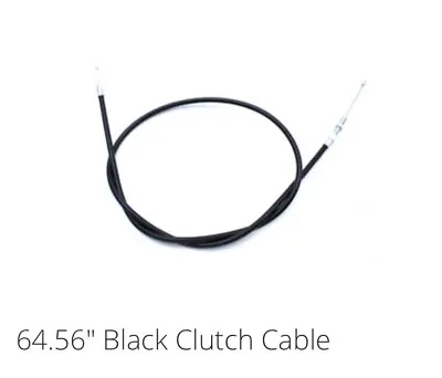 V-Twin 64.56 Inch Black Clutch Cable Fits Harley (12” Over Stock) 36-2536 • $29.99