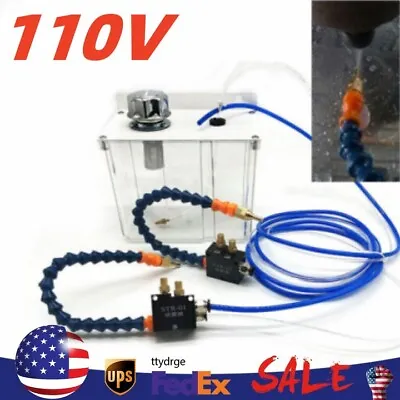 Coolant Cooling Spray Pump Mist Sprayer System For CNC Lathe Milling Machine UPS • $106.40