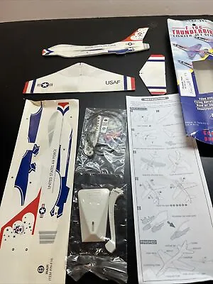 Thunderbird F16C Unbuilt Model Airplane Foam Glider Military Plane #16 C1 • $10