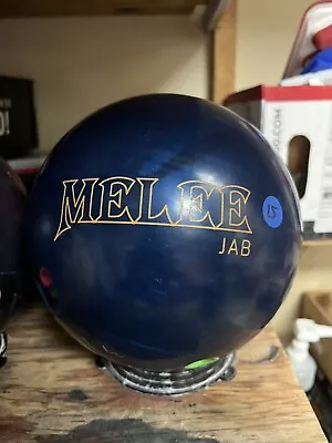 Used Brunswick Melee Jab Bowling Ball 15lbs  • $45