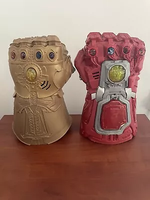 Marvel Avengers Infinity War Kids Gauntlet Toy Hasbro Iron Man Thanos VGC • £19.99
