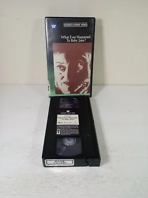 What Ever Happened To Baby Jane VHS Horror Bette Davis Joan Crawford WARNER • $3