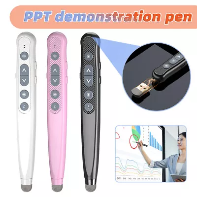 £12.83 • Buy PowerPoint Presentation Remote USB PPT Presenter Clicker Touch Screen Stylus Pen