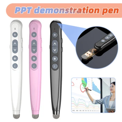£12.83 • Buy PowerPoint Presentation Remote USB PPT Presenter Clicker Touch Screen Stylus Pen