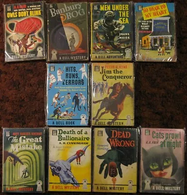 B ~ 10 DELL MAPBACKS ~ 1948-49 ~ GERALD GREGG CVs ~ A.A. Fair • $15