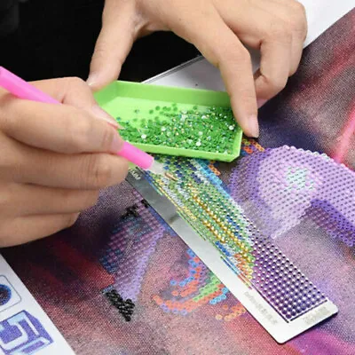 $11.89 • Buy 5D Diamond Painting Ruler With Blank Grids Round/Square Full Partial Tool Art