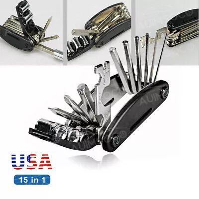 $12.81 • Buy Motorcycle Repair Tools Set Hex Wrench Screwdrivers Allen Key Nuts Accessories