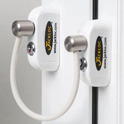 Jackloc Pro-5 Duo Key Locking Restrictor White (JACK-DB-W) • £41.80