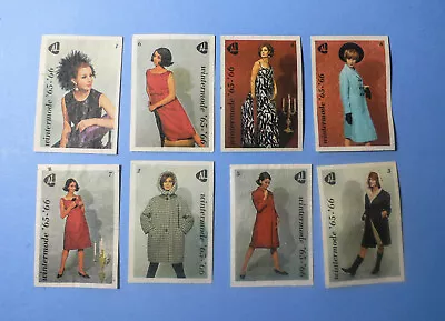 VINTAGE Match Box Labels  Wintermode 65-66  Fashion Set Numbered 1-20. • $11.50