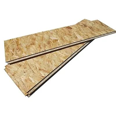 18mm Floor Boards Loft Attic Single Panels Flooring Tongue & Groove Chipboard • £15