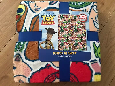 £8 • Buy Toy Story Blanket Kids Large Toy Story Soft Fleece Blanket 130 X 170cm BNIP