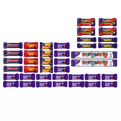 Cadbury Family Deal Showbag W/ Curly Wurly/Picnic/Crunchie/Cherry Ripe Chocolate • $24