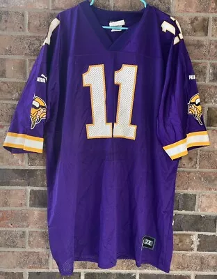 2XL 2000’s Daunte Culpepper Puma Minnesota Vikings Purple Jersey • $24.99