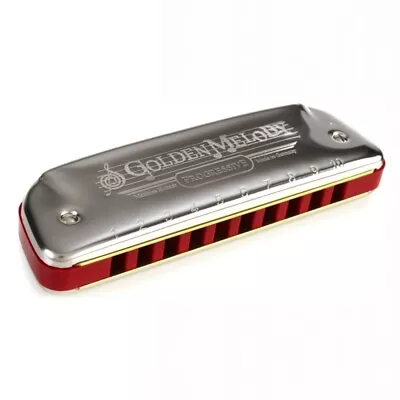 Hohner Golden Melody Harmonica - Key Of F With Equal-tempered Tuning For Melody  • $51.81