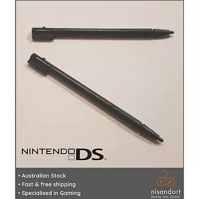 2x Nintendo DS Original/Phat Stylus Black 🕹 (NTR-004) - Free Post - Aust Seller • $5.75