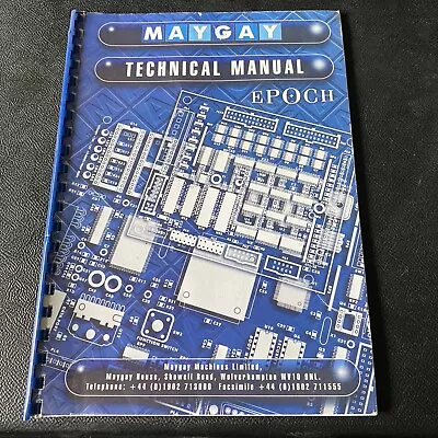 Maygay Epoch Elegance Technical Manual Fruit Machine Complete MAT00591 • £19.85