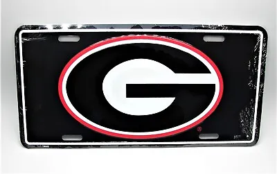 Uga University Of Georgia Bulldogs Super G 3d Embossed Metal Car License Plate • $12.98