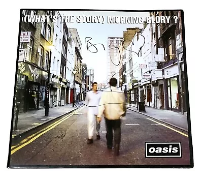 Signed Noel Gallagher Oasis Whats The Story Morning Glory Vinyl Liam Gallagher • £499.99