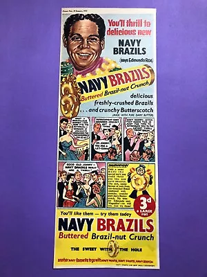 Navy Brazils 1956 Print Advert Edmundo Ros • £4.50