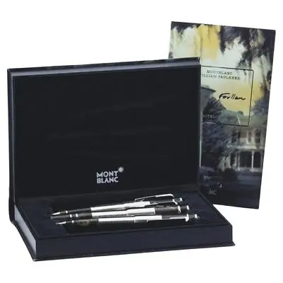 Montblanc Writers Edition 2007 William Faulkner 3 Piece Pen Set • $2175