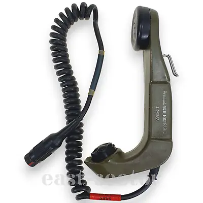 Military PTT Handset A 25368 SILEC French France Military Radio H-33 NF7 7-pin • $35