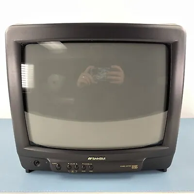 Sansui TVM1315A 13  CRT TV Retro Gaming Television Vintage Coax - No Remote • $109.99